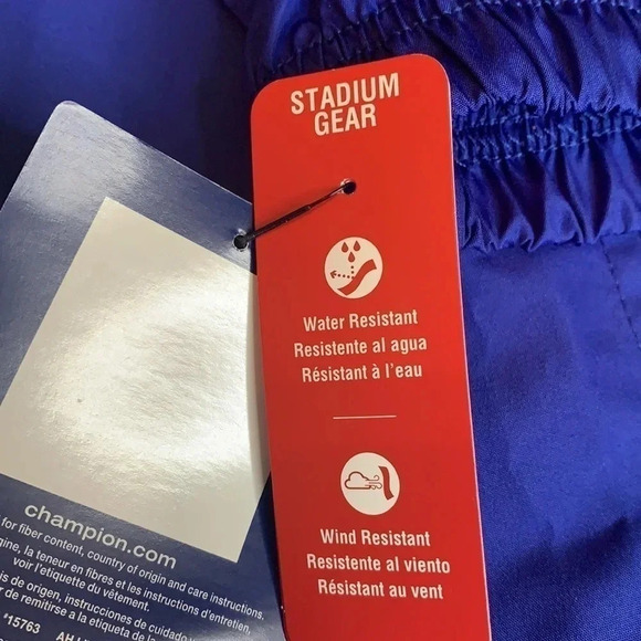 Champion Packable Jacket Blue Men’s Size XL NWT - Picture 6 of 12